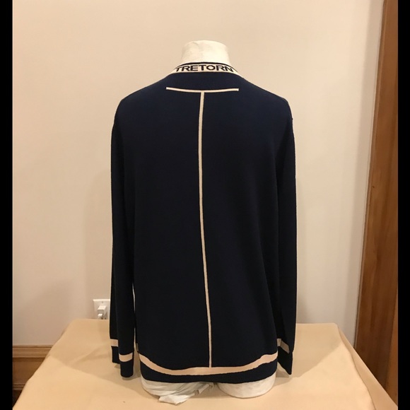 Tretorn navy blue long sleeve sweater. Size M - Picture 3 of 7